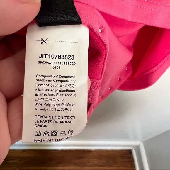 Shein Heart Pattern Tank Top Pink Pearls 6 - Picture 10 of 10